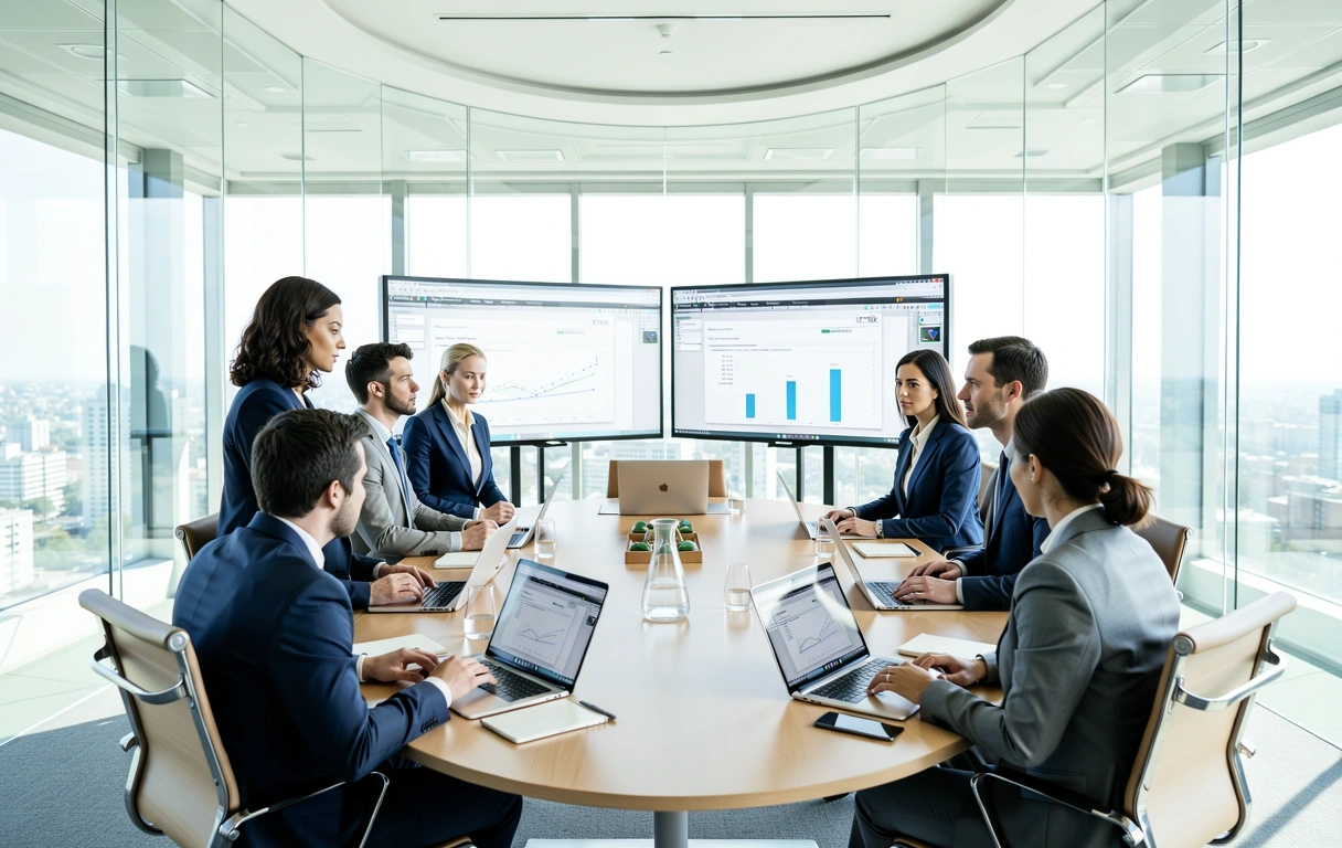 Equipo de analistas en Bogota